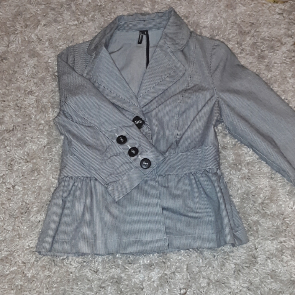 Pinstripe Blazer